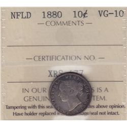 1880 Newfoundland Ten Cents