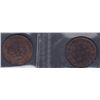Image 2 : 1871 PEI One Cent & 1897 Canadian Large Cent