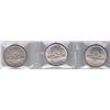 Image 1 : Lot of Three ICCS Silver Dollars