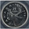 Image 2 : RARE ERROR COIN - 1969 Canadian Twenty Five Cents Off-Metal Strike Error