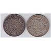 Image 2 : Hong Kong Fifty Cents - Lot of 2