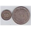 Image 2 : Straits Settlements Lot of Two Coins