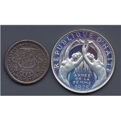 Lot of 2 World Coins - Haiti, Mexico