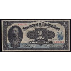 Government of Newfoundland $1, 1920