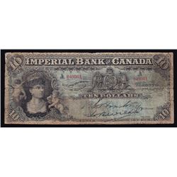 Imperial Bank of Canada $10, 1907