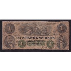 St. Stephens Bank $1, 1886