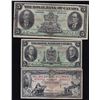 Image 1 : Lot of 3 Canadian Chartered Bank Notes