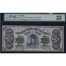 Dominion of Canada $1, 1878