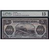 Image 1 : Dominion of Canada $5, 1912