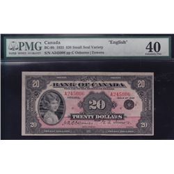 Bank of Canada $20, 1935
