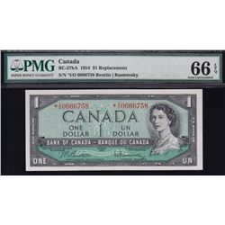 Bank of Canada $1, 1954