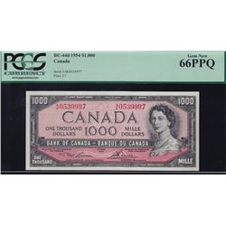 Bank of Canada $1000, 1954