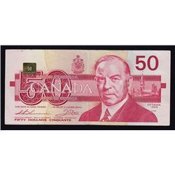 ERROR NOTE - Bank of Canada $50, 1988