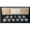 Image 1 : 1988 Canadian Olympic $20 Silver Set of Ten Coins