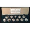 Image 1 : 1988 Canadian Olympic $20 Silver Set of Ten Coins