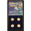Image 1 : RCM - 4 Coin Set 925 Silver 50 Cent Coins 1998 Ocean Giants'