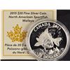 Image 2 : 2015 - .9999 Fine Silver $20.00 Coin 'Walleye'