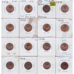 Great Britain Farthings - Lot of 16