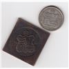 Image 2 : Hawaii, Quarter Dollar & 50 cent impression on copper plate