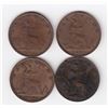 Image 1 : Lot of 4 British Farthings