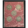 Image 2 : Lot of Five USA Morgan Dollars in Acrylic Holder