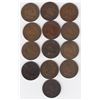 Image 1 : King Edward VII One Cent Coins Lot of 13