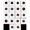 Image 2 : Lot of 18 Canadian One Cents