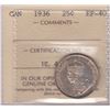 Image 1 : 1936 Twenty Five Cents