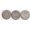 Image 1 : Lot of Three Canadian Twenty Five Cents