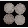 Image 2 : Silver Fifty Cent Coins Lot of Four