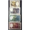 Image 1 : 1931 Spain Set of Four Banknotes