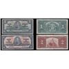 Image 1 : Bank of Canada $1 & $2, 1937 Notes