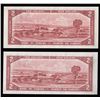 Image 2 : Bank of Canada $2, 1954 -  Devil's Face Notes