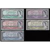 Image 1 : Bank of Canada $1 - $20 Set, 1954
