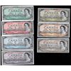 Image 1 : Bank of Canada Matched Signature $1 - $100, 1954 - Set of Banknotes