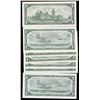Image 2 : Lot of Seven Bank of Canada $1 Notes