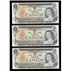 Image 1 : Bank of Canada $1, 1973 -  Lot of 3 Consecutive Replacement Notes