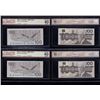 Image 1 : Bank of Canada $100, 1988  - Lot of 2 Notes