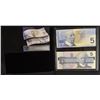 Image 1 : Bank of Canada $5 Lasting Impressions, Set of 2 UNC Notes Identical Serial Numbers