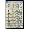 Image 2 : Bank of Canada Banknote lot with Radar