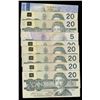 Image 2 : Bank of Canada Banknote lot with Radar
