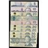 Image 2 : Bank of Canada Banknote lot with Radar