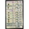 Image 2 : Bank of Canada Banknote lot with Radar