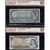 Image 1 : Lot of Four Graded Banknotes from the Jim Charlton Collection