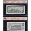 Image 3 : Lot of Four Graded Banknotes from the Jim Charlton Collection