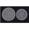 Image 2 : Lot of 2 Saint John, New Brunswick Bakery Tokens