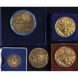 Lot of 5 World Medals