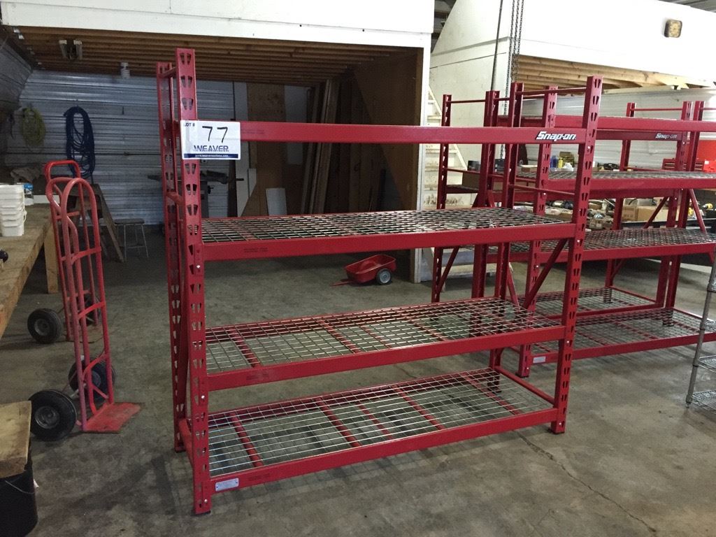 SNAP-ON TOOL RACK - Weaver Bros. Auctions Ltd.