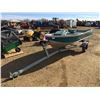 Image 1 : HARBERCRAFT 12' ALUMINUM BOAT