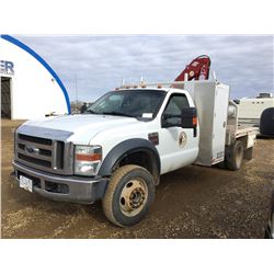 2008 FORD SUPER DUTY F550 PICKER TRUCK